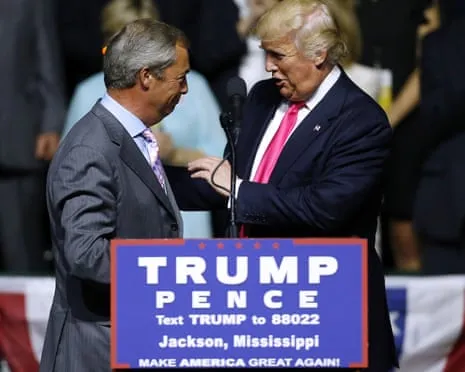 The Former President Has Led the United States to the Abyss and The Reform Leader Would Do the Identical to The United Kingdom. Learn How to Halt His Advance.