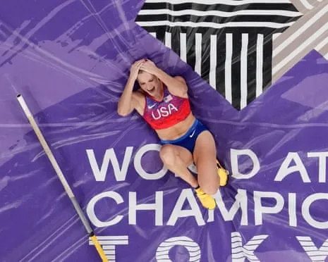 The American vaulter claims 3rd world vaulting championship in nail-biting Tokyo showdown