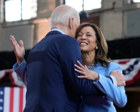 ‘Angry and disappointed’: Kamala Harris Criticizes the President in Campaign Account
