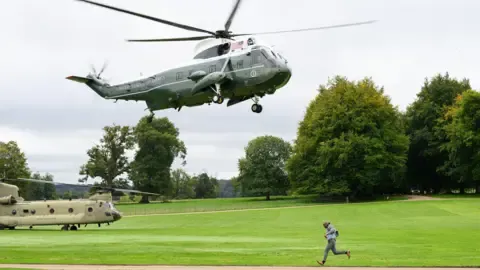 Trump Diverted and Compelled to Change Aircraft On the Way to Stansted Airport